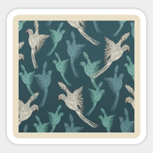 Bird pattern Sticker